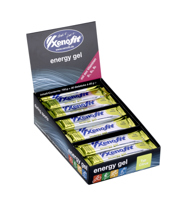 Xenofit energy gel Citrus – Bild 2